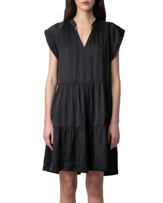 Rito Tiered Satin Dress