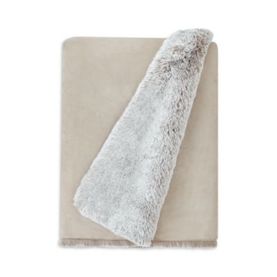 Ugg Wyatt Reversible Faux Fur Throw Blanket