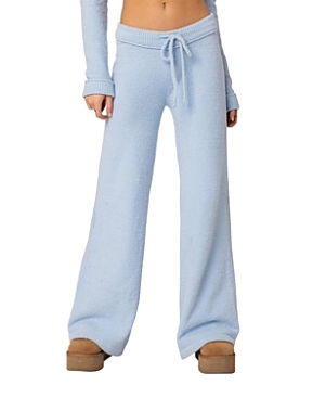 EDIKTED PLUSH SUPER SOFT KNIT PANTS