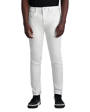 Shop Karl Lagerfeld Five Pocket Pants In White