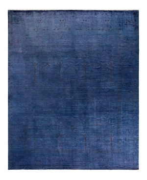 Shop Bloomingdale's Fine Vibrance M1806 Area Rug, 8'2 X 9'9 In Blue
