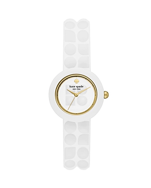 Shop Kate Spade New York Mini Park Row Watch, 28mm In White