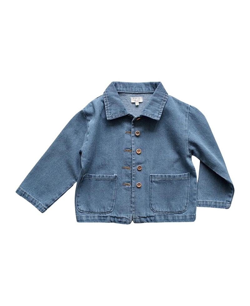 The Simple Folk Unisex Denim Jacket - Big Kid