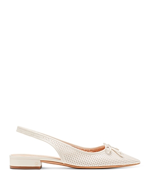 Shop Kate Spade New York Women's Veronica Slip On Slingback Flats In Parchment