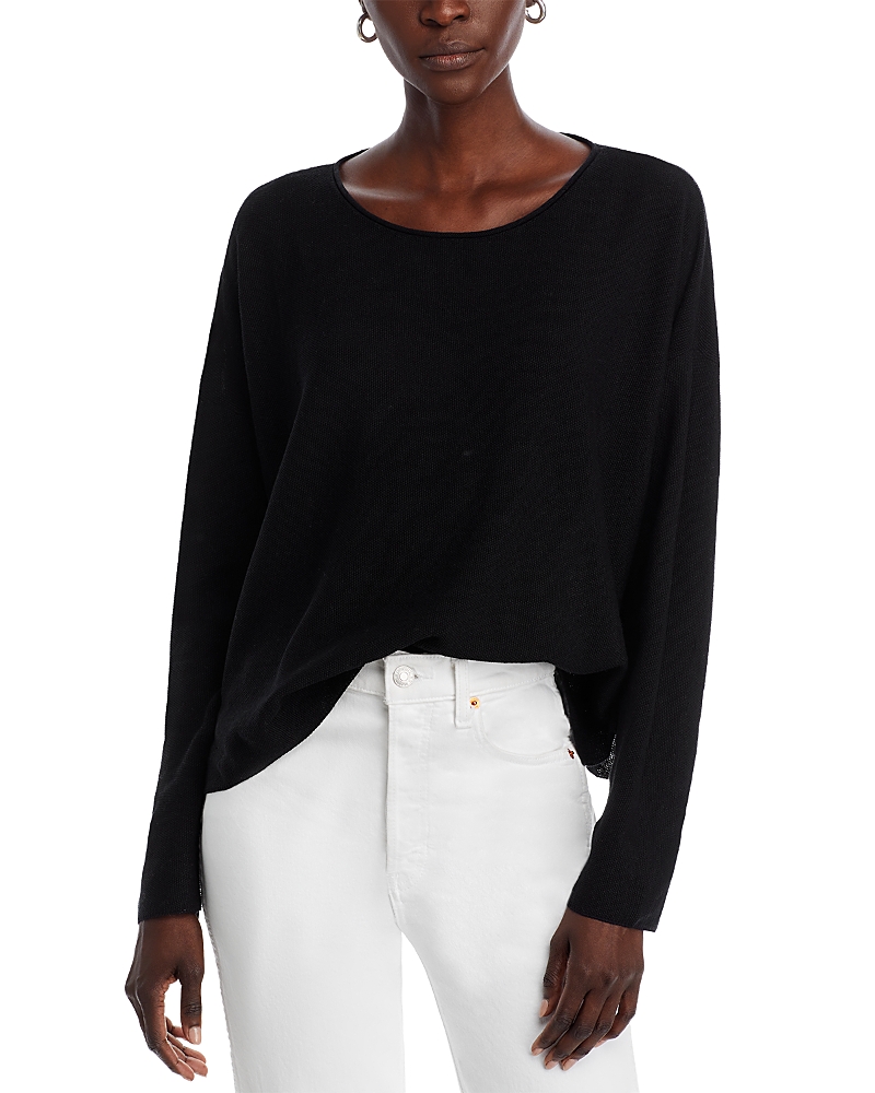 Eileen Fisher Round Neck Boxy Sweater