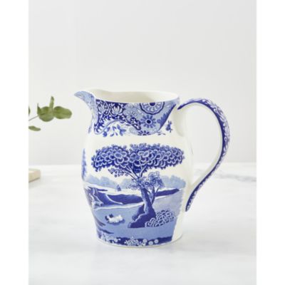 Blue Italian Liverpool Jug