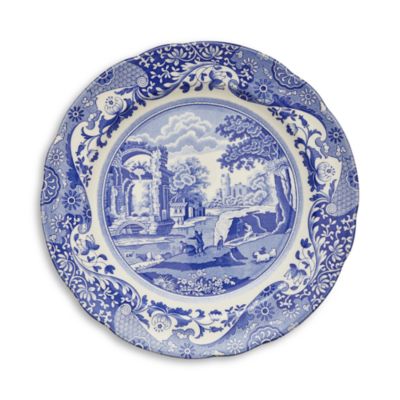 Blue Italian Dinner Plate, Set of 4