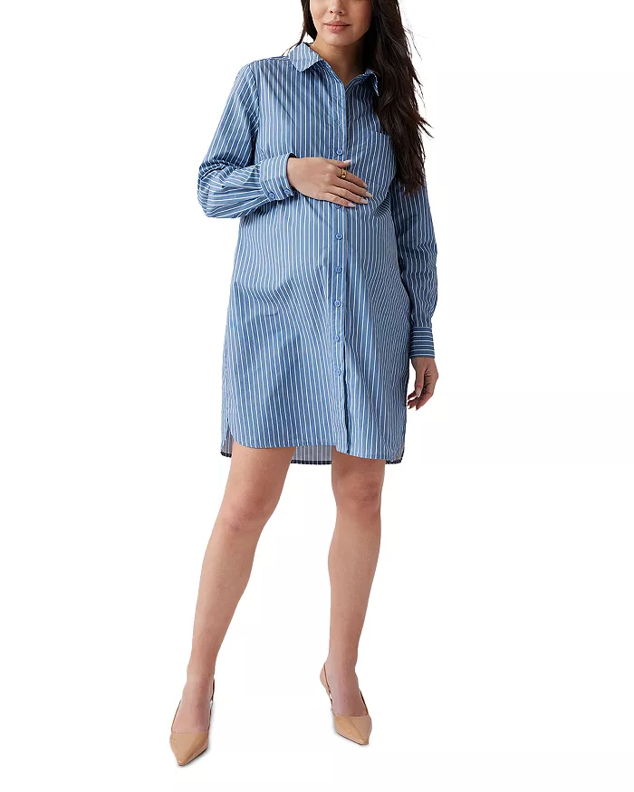 Ingrid & Isabel Maternity Cotton Shirtdress