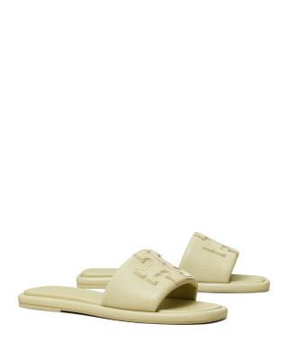 Tory Burch Double T Genuine Shearling Sport Slide Sandal women selling size 8