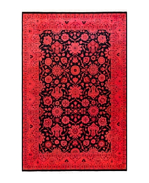 Bloomingdale's Fine Vibrance M1369 Area Rug, 6'3 X 9'5 In Red