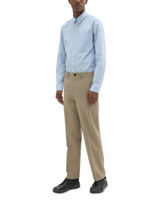 Relaxed Straight Fit Suit Pants