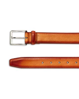 Men's Square Buckle Italian Leather Belt - Exclusive