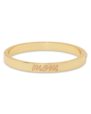 Shop Kate Spade New York Love You, Mom Bangle In Gold