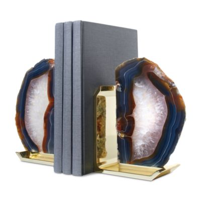 ANNA new york - Fim Agate Bookends
