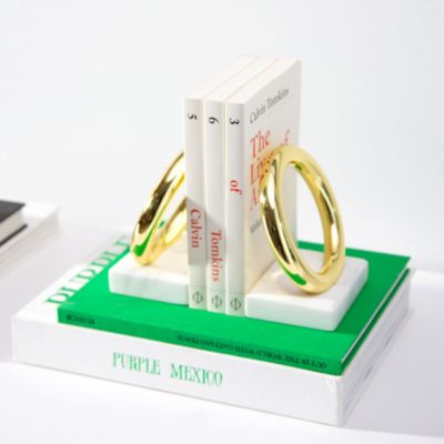 Ring Bookends, Set of 2
