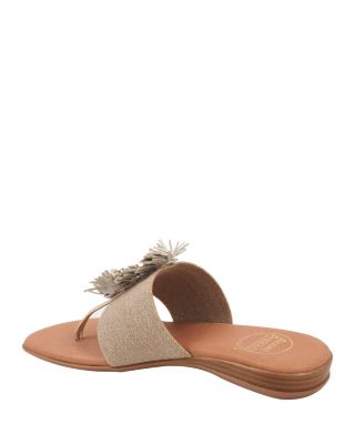 Women's Novalee Slip On Embellished Thong Slide Sandals