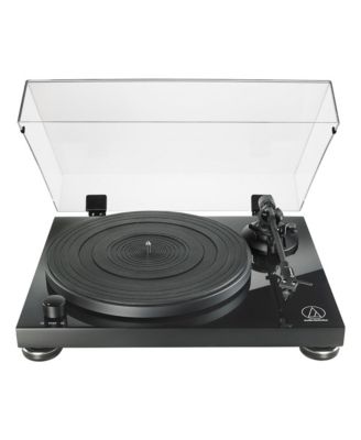 audio-technica - AT-LPW50PB Fully Manual Belt-Drive Turntable (Piano Black)