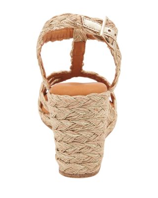 Women's Madina Strappy Raffia Woven Espadrille Wedge Sandals