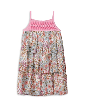 Shop Reiss Girls' Leela Jr Dress - Little Kid In Pink Print