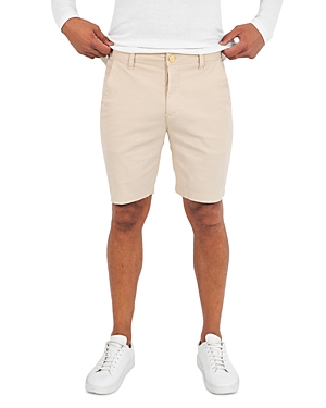 Shop Monfrere Cruise Slim Fit 8 Shorts In Linen Beige