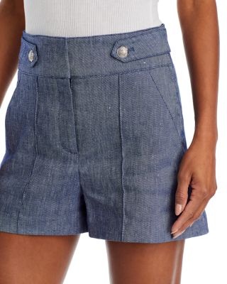 Runo Buttoned Belt Shorts