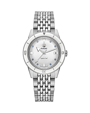 Rado Captain Cook Automatic Watch, 37mm In Silver