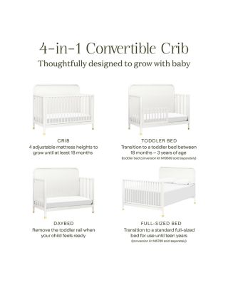 Brimsley Tambour 4 in 1 Convertible Crib