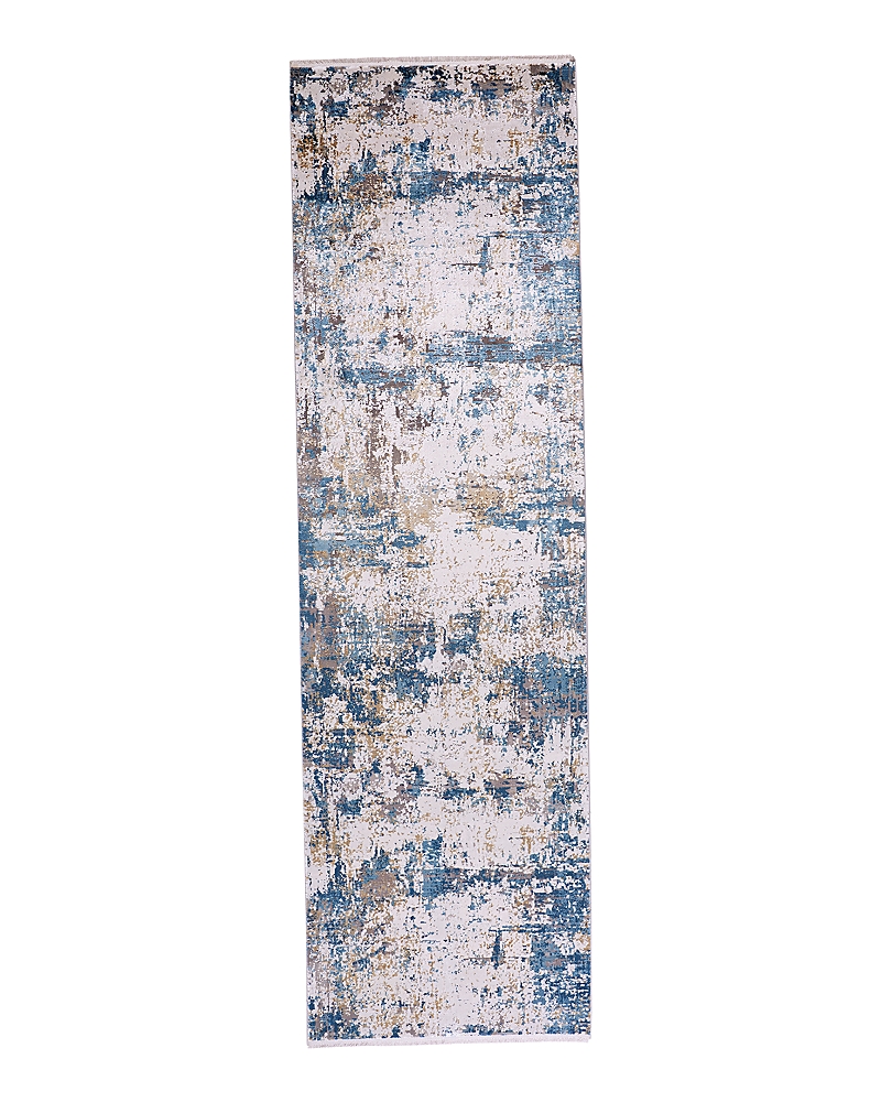 Feizy Cadiz 8663891f Runner Area Rug, 3'1 X 10' In Ivory/tan