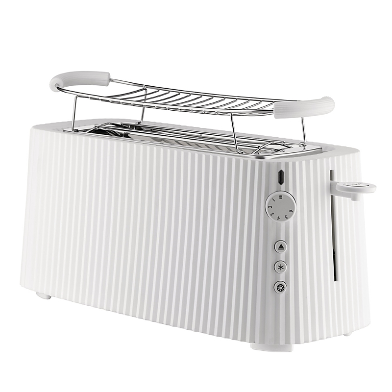 Alessi Plisse 4 Slice Toaster In White