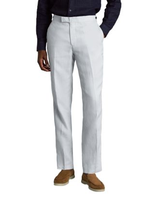 REISS Kin Linen Slim Fit Mixer Pants | Bloomingdale's Men Bottoms Pants