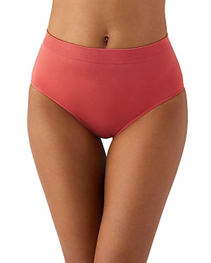 Shop Wacoal B.smooth Seamless Briefs In Mineral Red