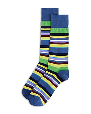 Marcoliani Pima Cotton & Nylon Multi Stripe Socks