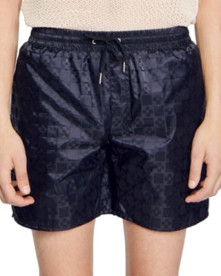 Sandro - Square Cross 5" Swim Shorts