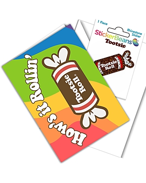 StickerBeans How's it Rollin' Greeting Card and Sticker