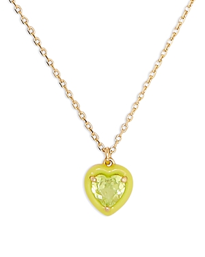 kate spade new york Sweetheart Mini Pendant Necklace, 16