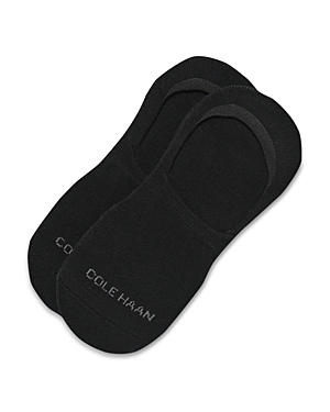 Cole Haan Casual Cushion Liner Socks, Pack Of 2 In Black