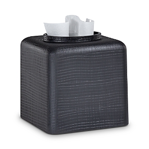 Shop Labrazel Cambric Glass Tissue Box Cover In Black