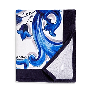 Dolce & Gabbana Casa Blue Mediterraneo Beach Towel