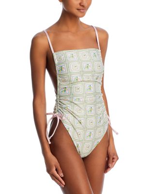Capittana Irene Lemon Flowers One-Piece Swimsuit