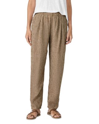 Eileen Fisher - Printed Linen Pants