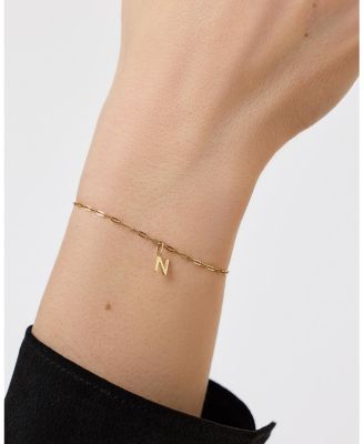 10K  Gold Letter Bracelet