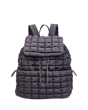 Shop Sol & Selene Vitality Puffer Backpack In Carbon