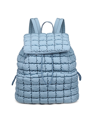 Shop Sol & Selene Vitality Puffer Backpack In Sky Blue