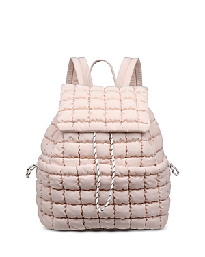 Shop Sol & Selene Vitality Puffer Backpack In Cream