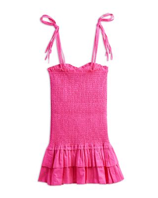 Girls' Meri Smocked Ruffle Dress - Big Kid