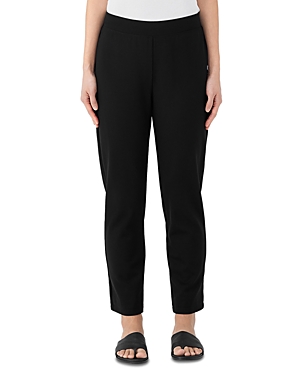 Shop Eileen Fisher Slim Ankle Pants In Black