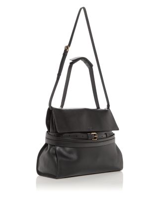 Tie Me Leather Shoulder Bag