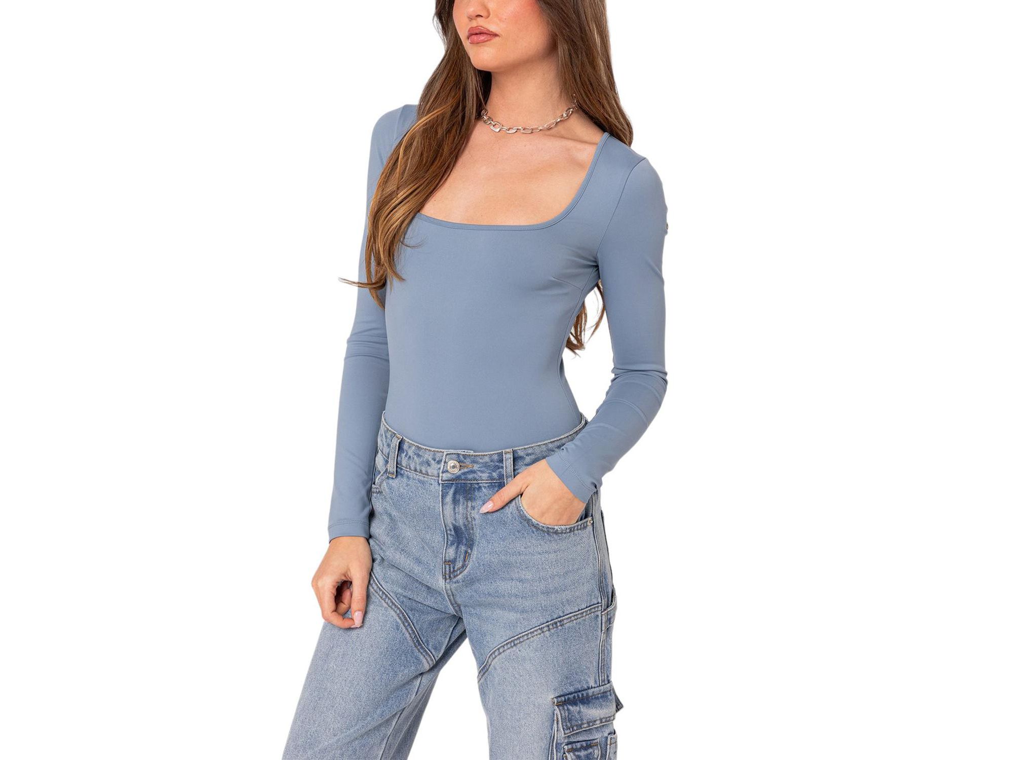 Joanna Square Neck Bodysuit — Image 4