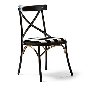 Mackenzie-childs Flatiron Chair In Black/white
