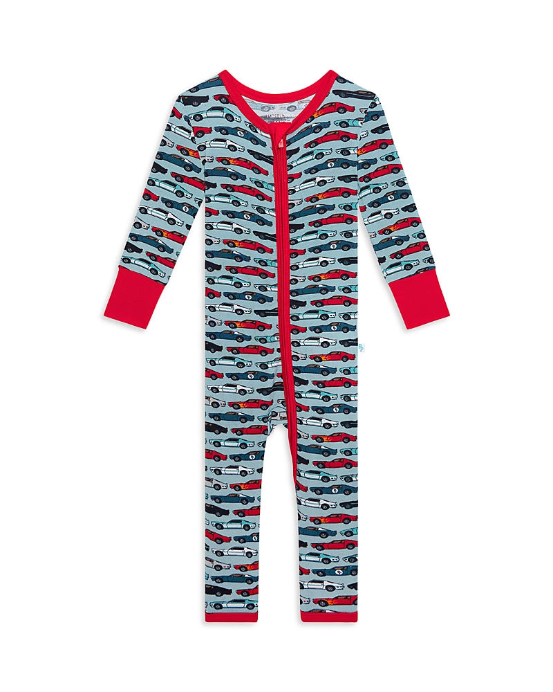 Posh Peanut Girls' Miles Convertible Footie - Baby In Open Blue